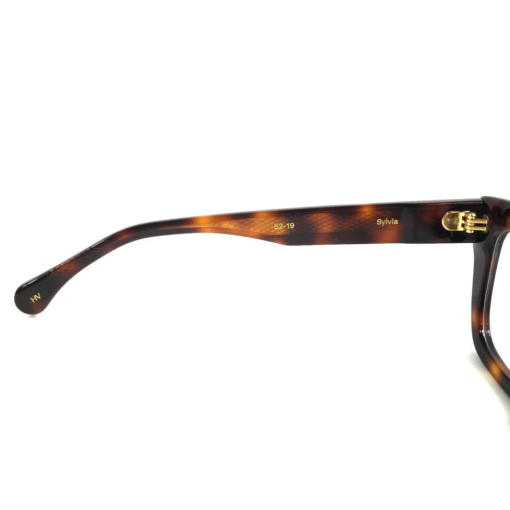 Alfred Kerbs Eyeglasses Frames SYLVIA HV Havana Tortoise Cat Eye 52-19-143